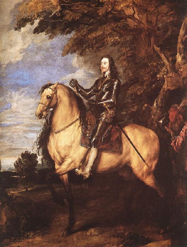 DYCK, Sir Anthony Van Charles I on Horseback fg Norge oil painting art